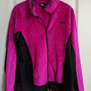 Furry athletic jacket